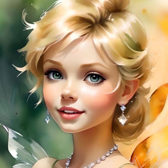 TINKER BELL 13”x19" FINE Art Print - only 6 signed and numered prints made - Picture 1 of 5